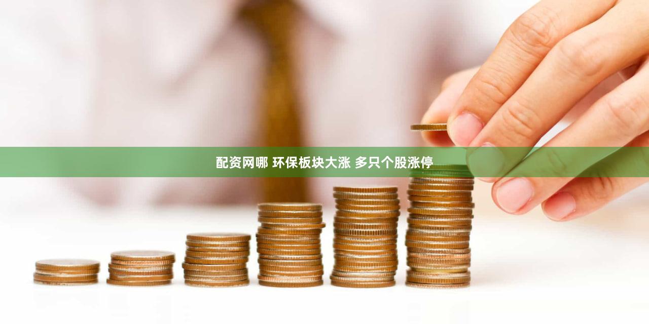 配资网哪 环保板块大涨 多只个股涨停